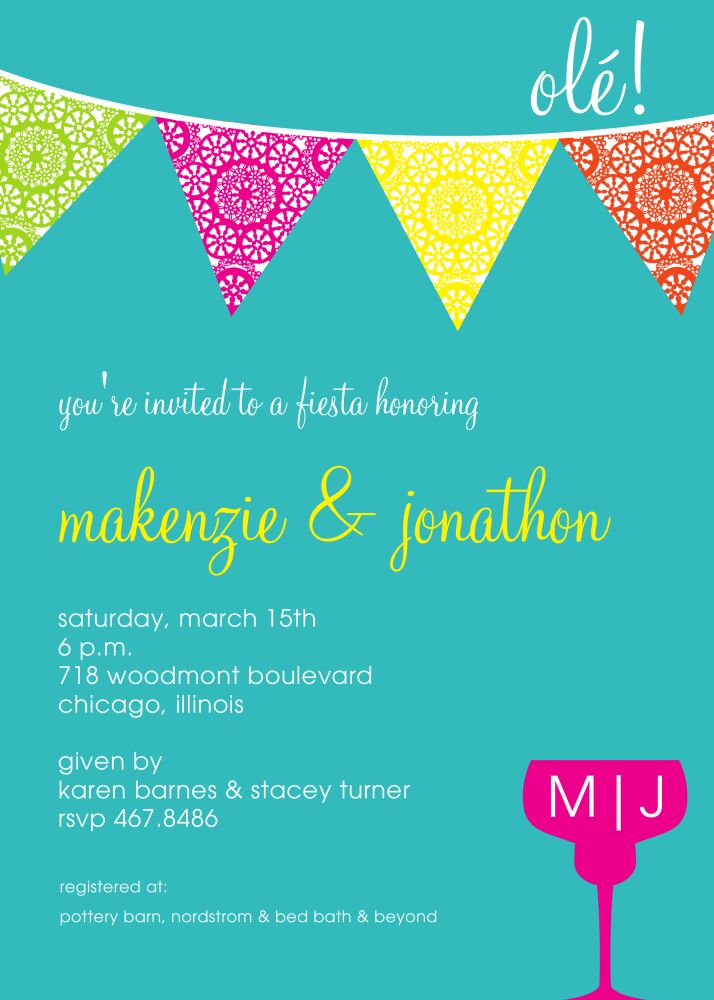 Ole! Fiesta Invitation 