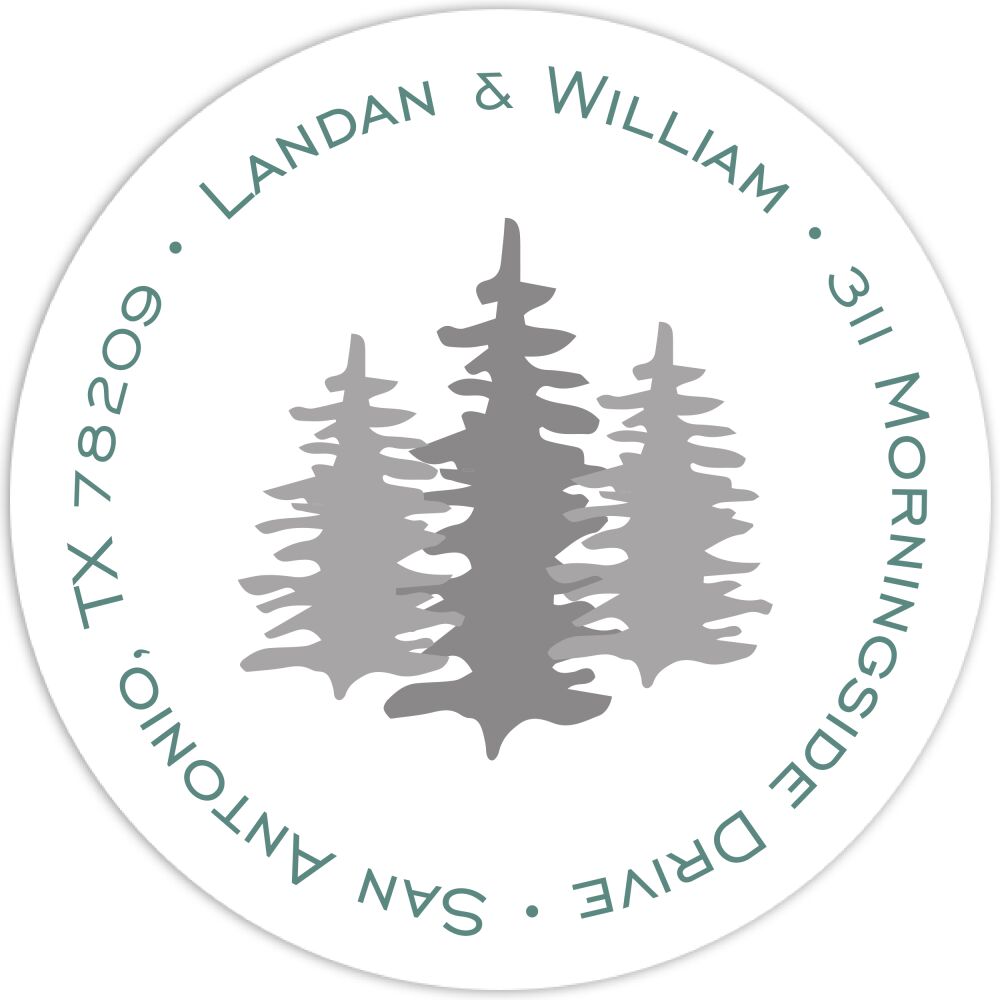 Mountain Shadows Return Address Label