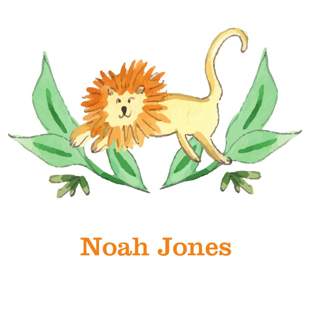 Jungle Friends (Lion) Enclosure Card