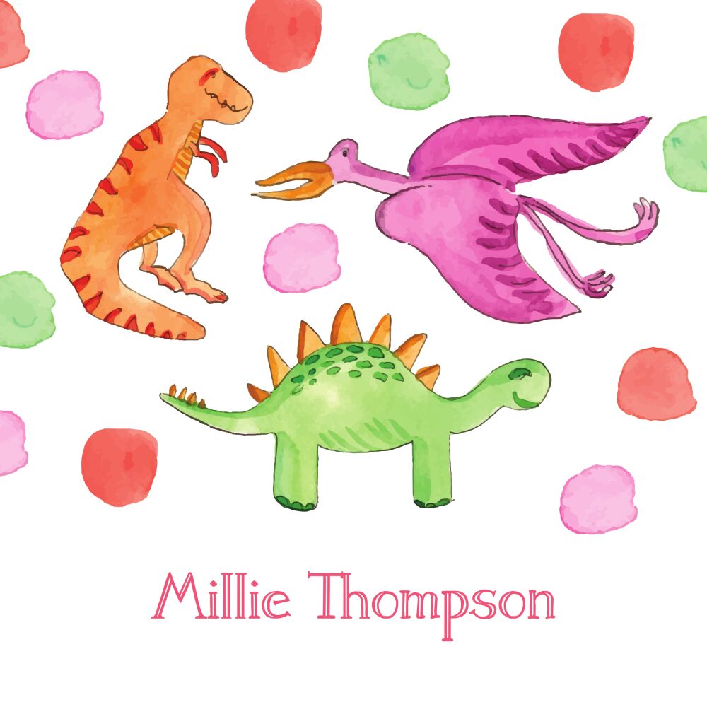 Dinosaurs Enclosure Card