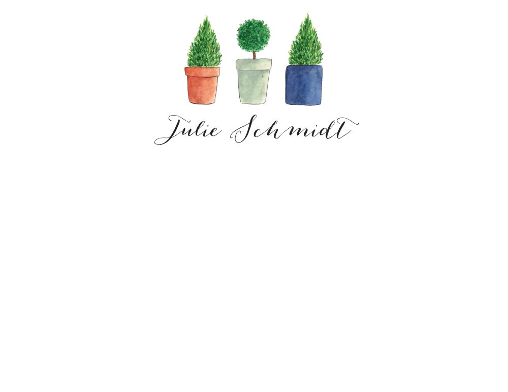 Topiary Flat Note