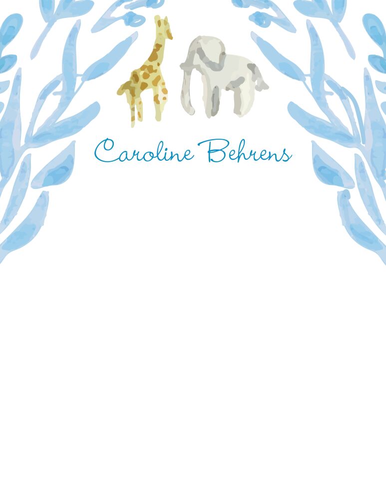 Blue Safari Flat Note