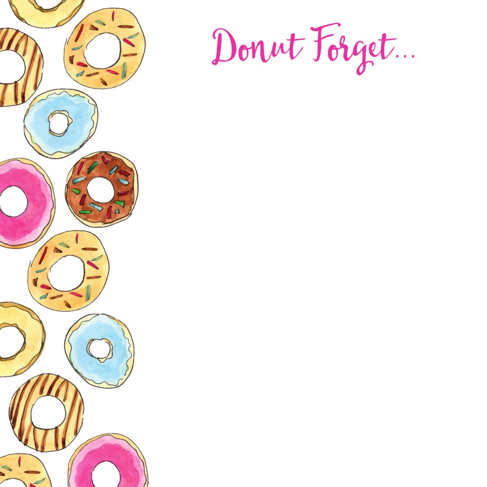 Donuts Square Notepad