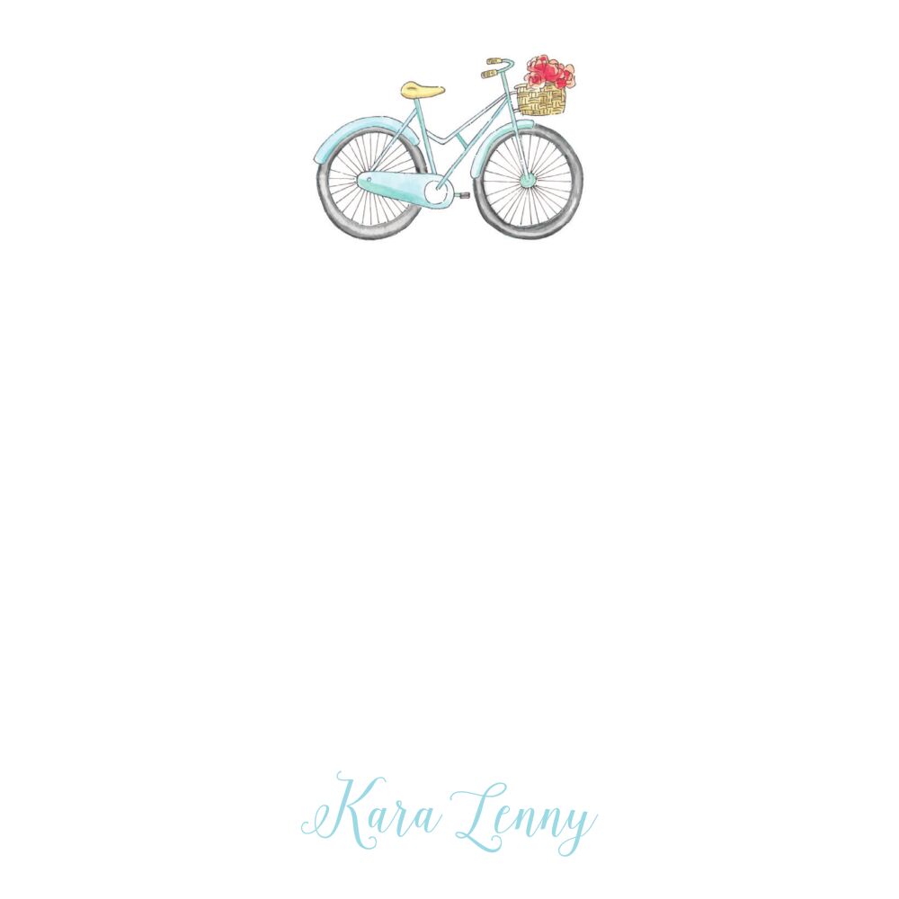 Bicycle Square Notepad