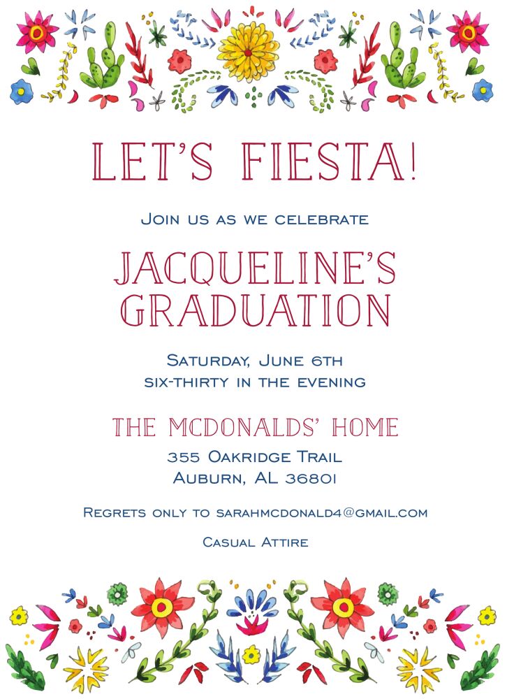 Fun Fiesta Invitation