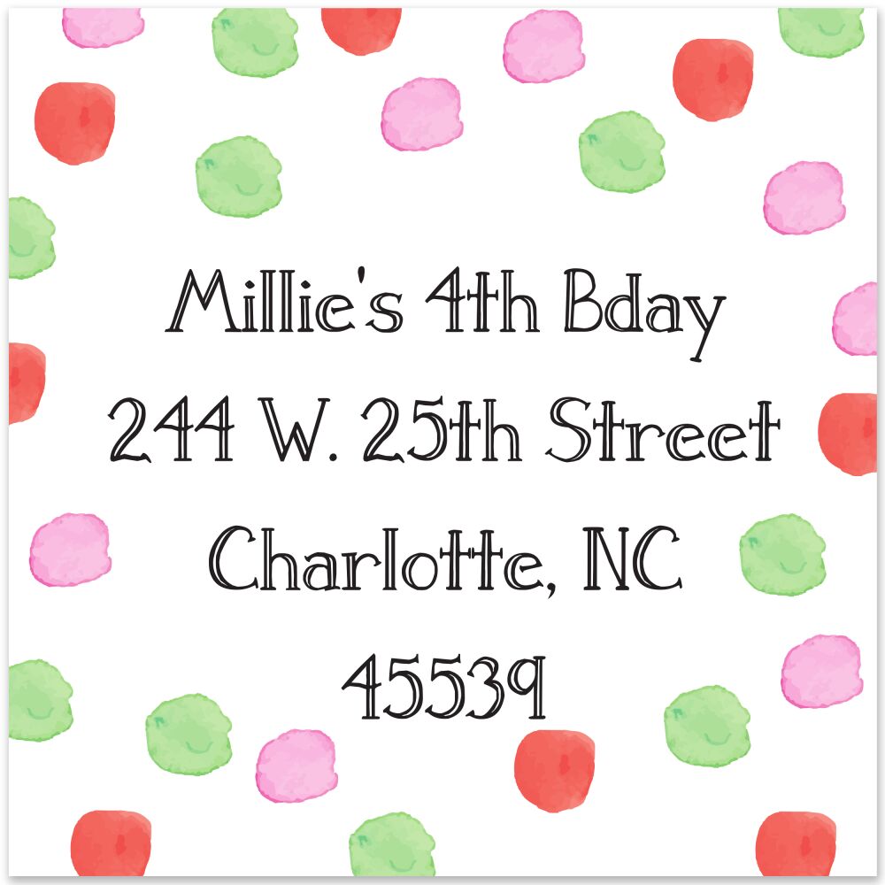 Dinosaurs Return Address Label