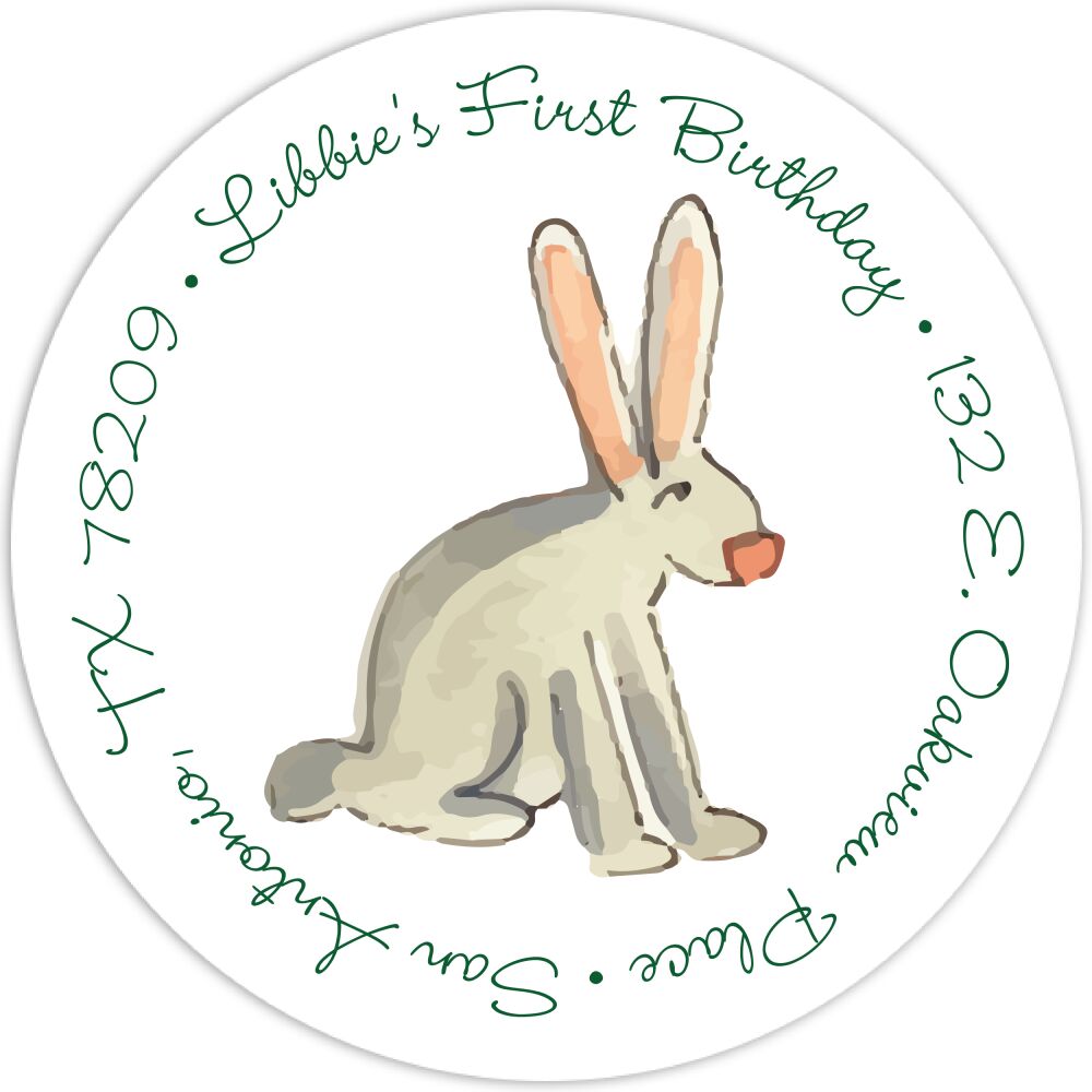 Woodland Animals Return Address Label