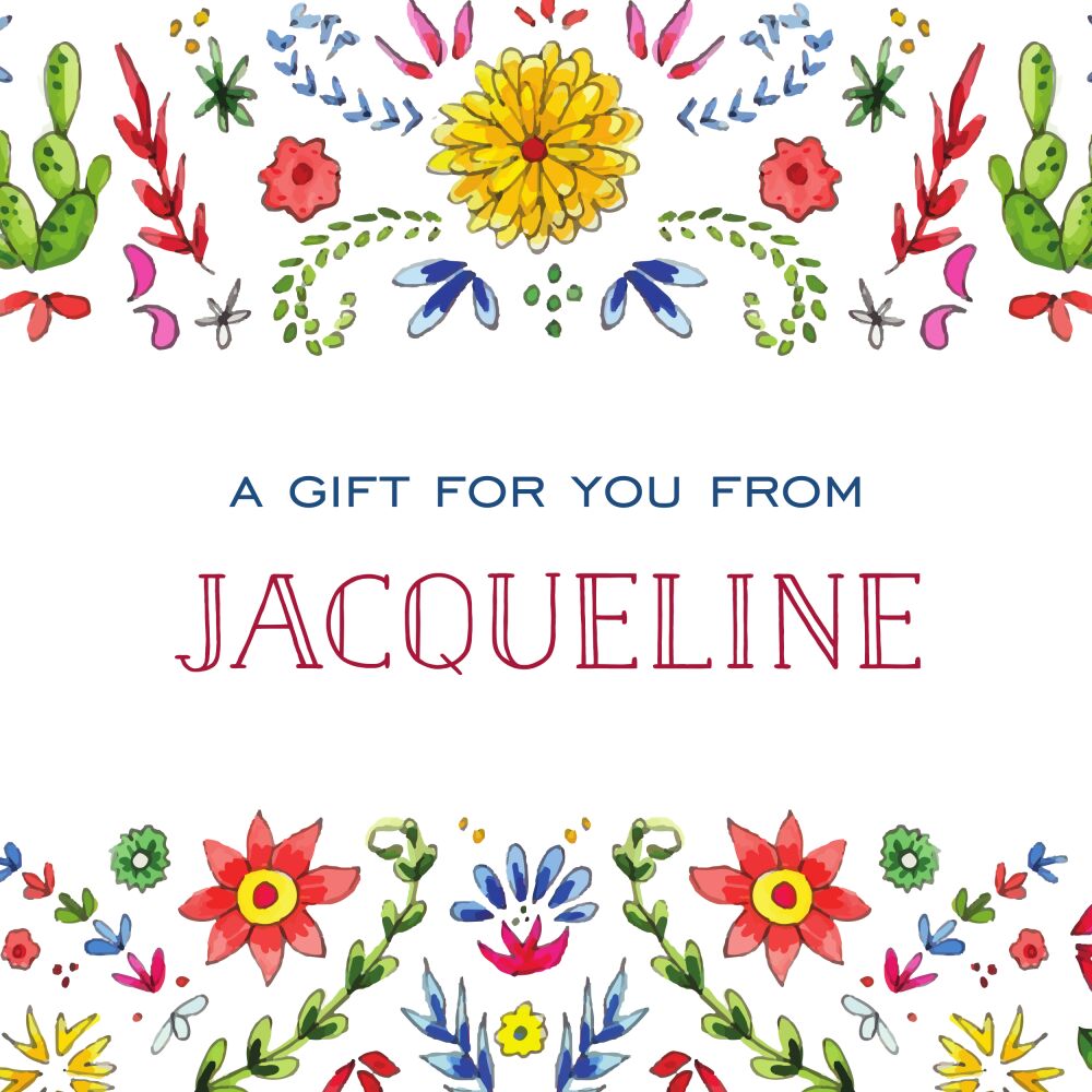 Fun Fiesta Gift Sticker