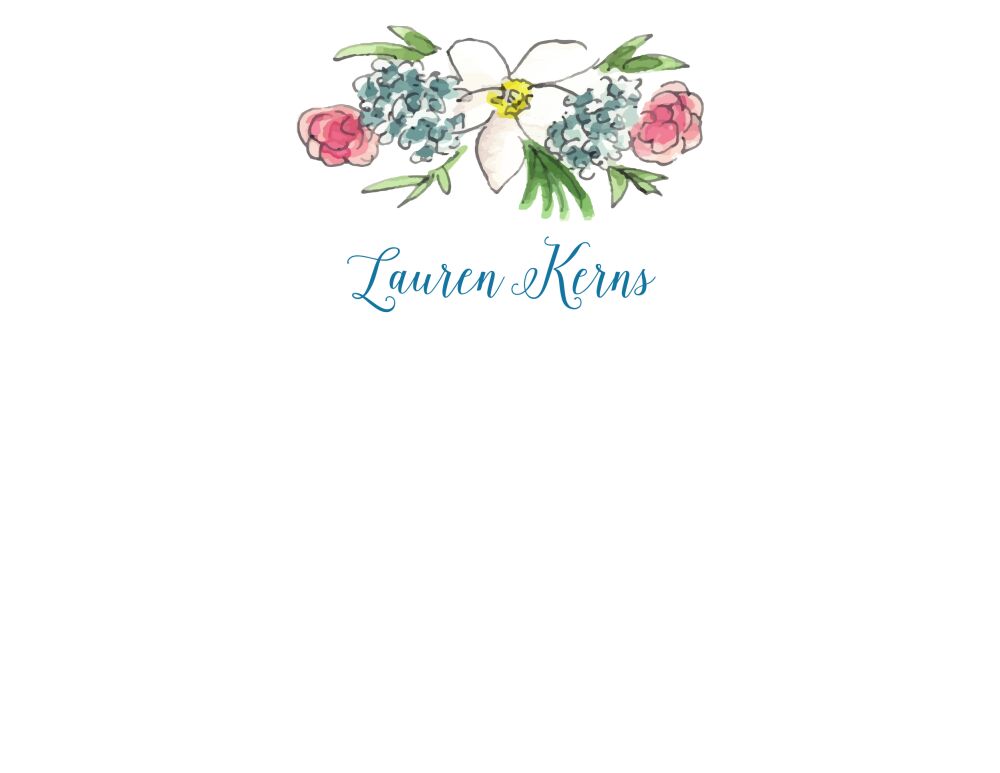 Fresh Garden Flat Note