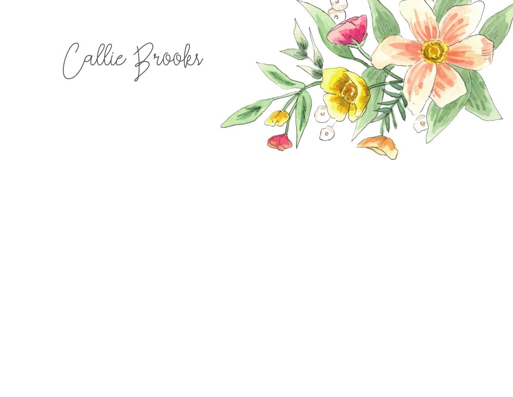 Grand Bouquet Flat Note