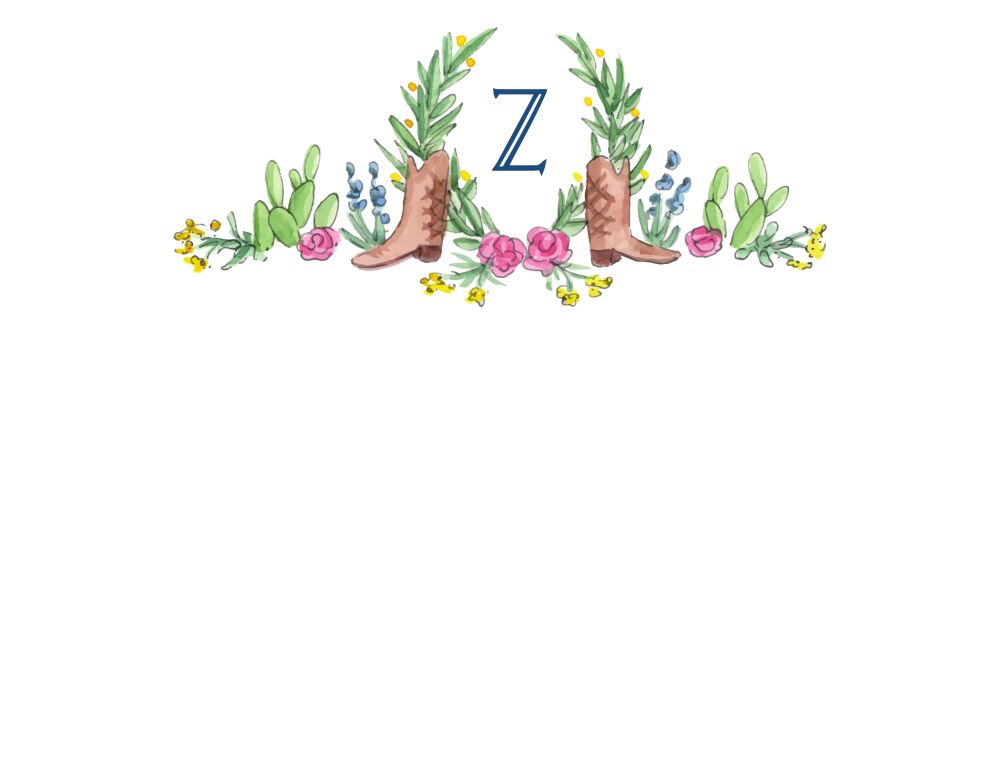 Boots, Cactus and Greenery Flat Note