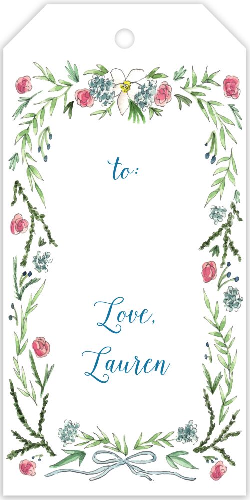 Fresh Garden Hanging Gift Tag