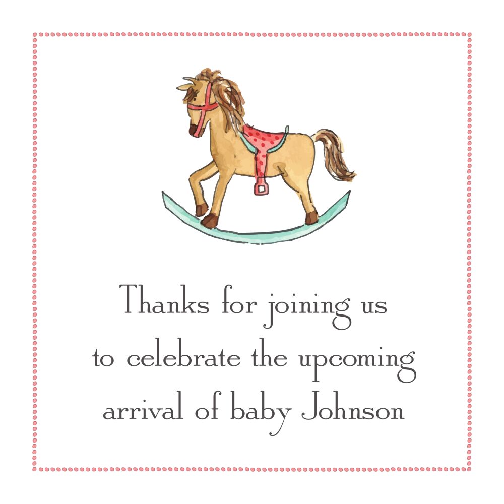 Rocking Horse Sticker
