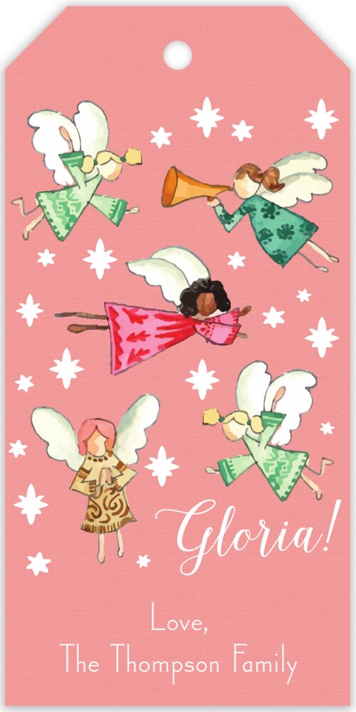 Gloria Angels Hanging Gift Tag