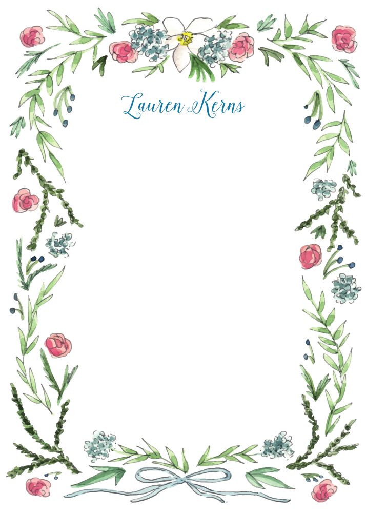 Fresh Garden Notepad