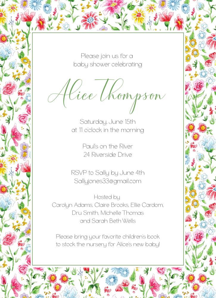 Spring Florals Invitation
