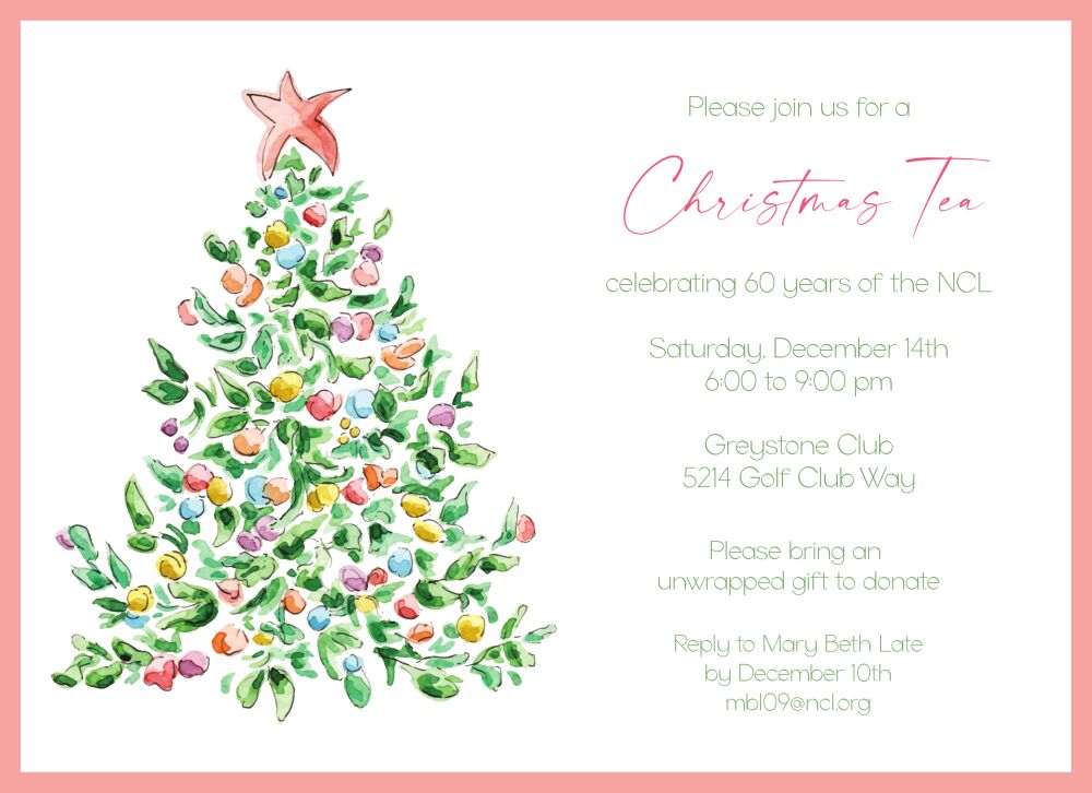 Happy Tree Invitation