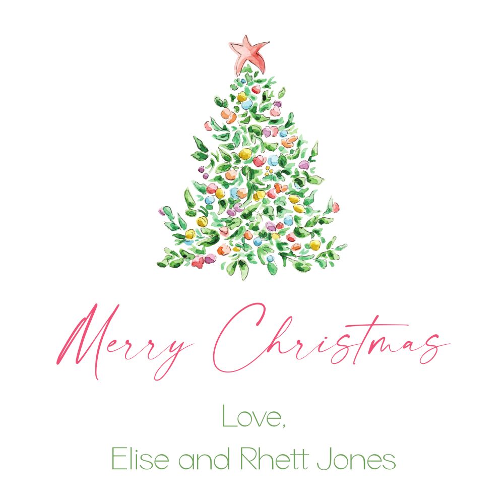 Happy Tree Gift Sticker