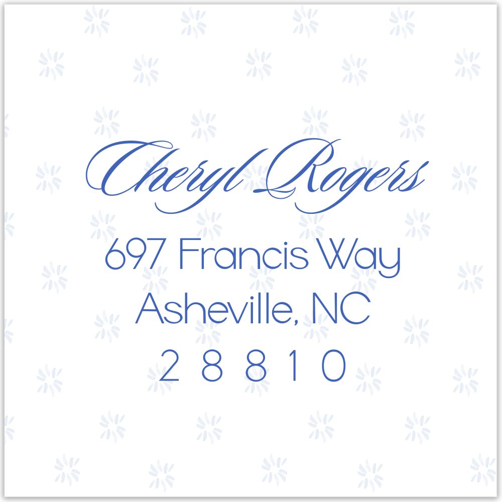 Nativity Monochromatic Return Address Label 