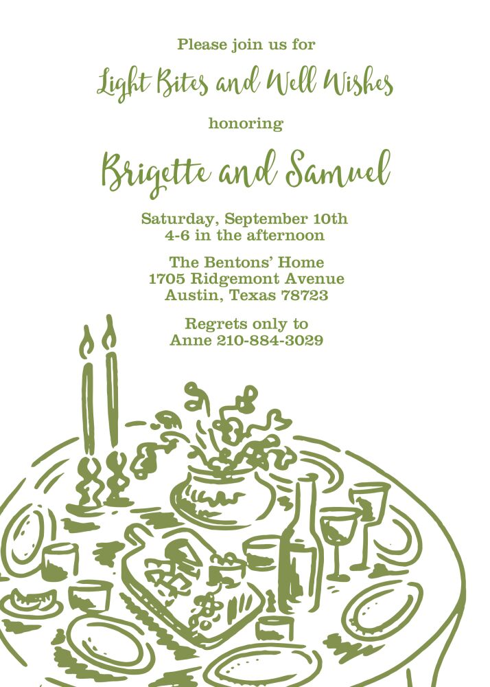 Table Art Invitation
