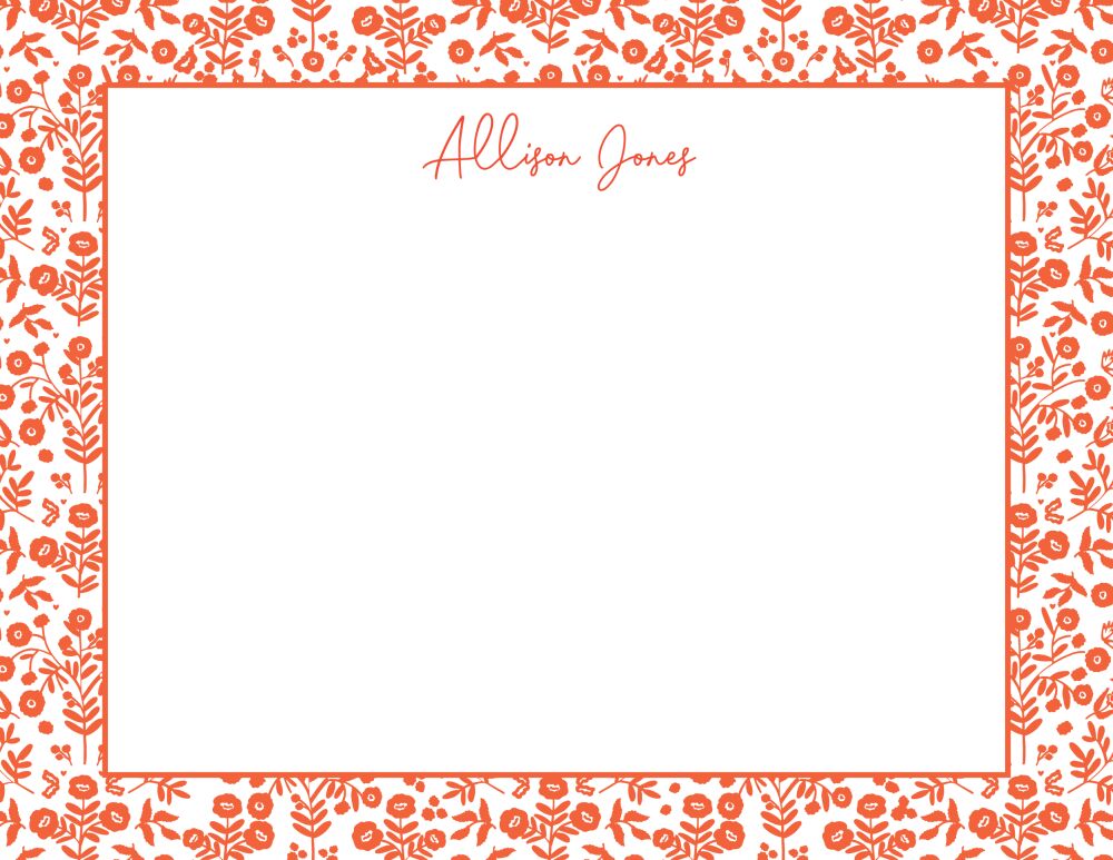 Floral Drift Flat Note