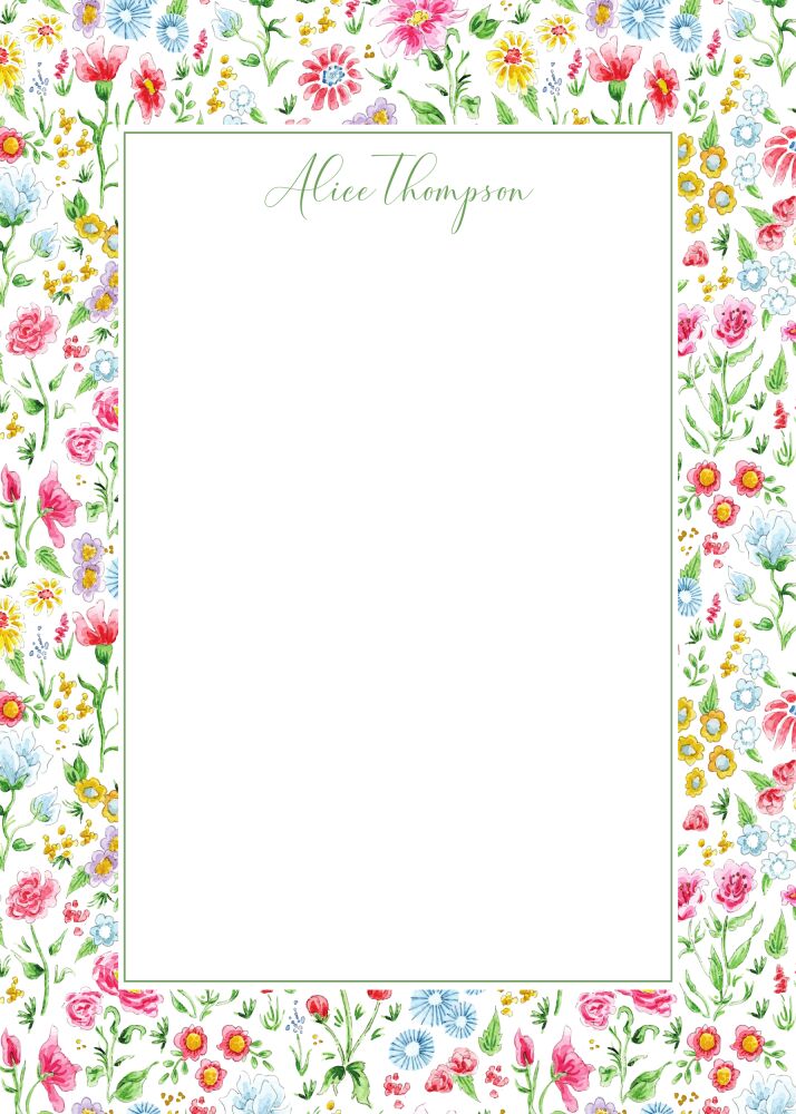 Spring Florals Notepad