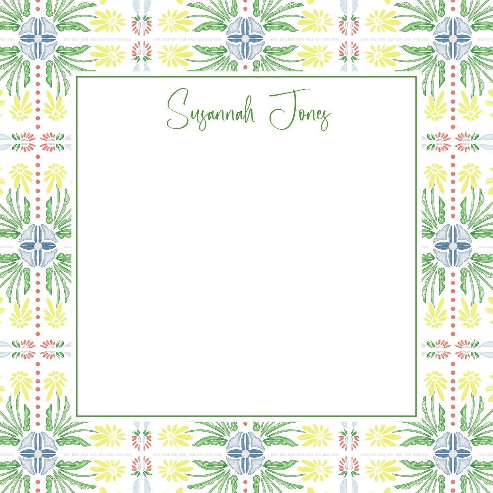 Garden Tile Notepad
