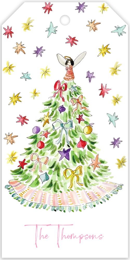 Cheery Tree Hanging Gift Tag