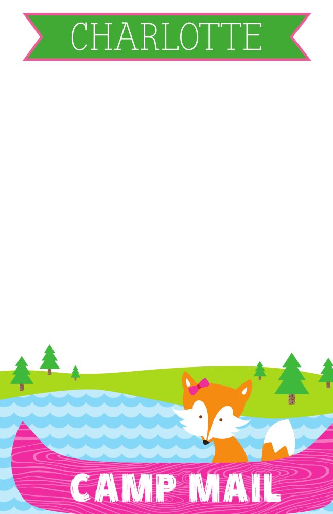 Foxy Camp Notes Notepad 