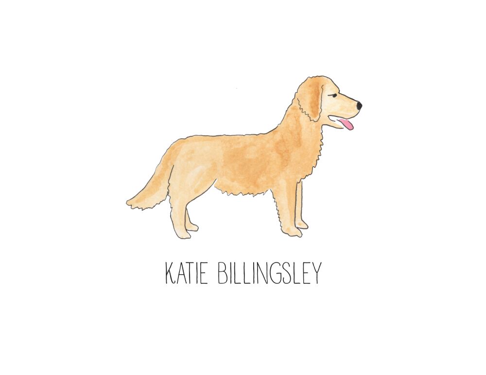 Furry Friends Folded Note - Click Personalize to Choose from Different Animals