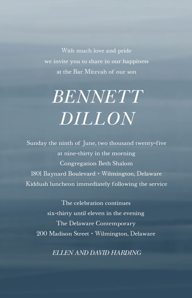 Gradient Invitation