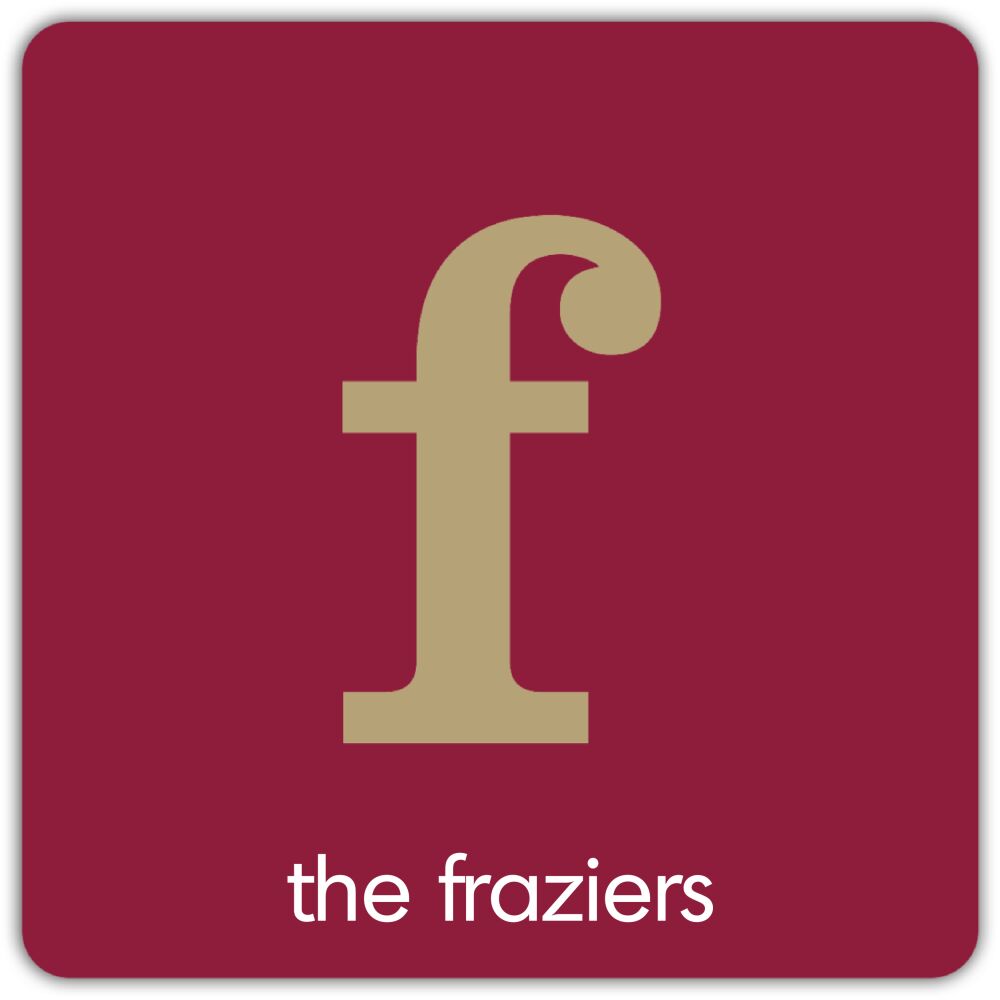 Favorite Colors Dark Red & Gold Personalized Coaster