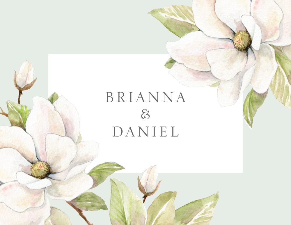 Carolina Magnolia Folded Note