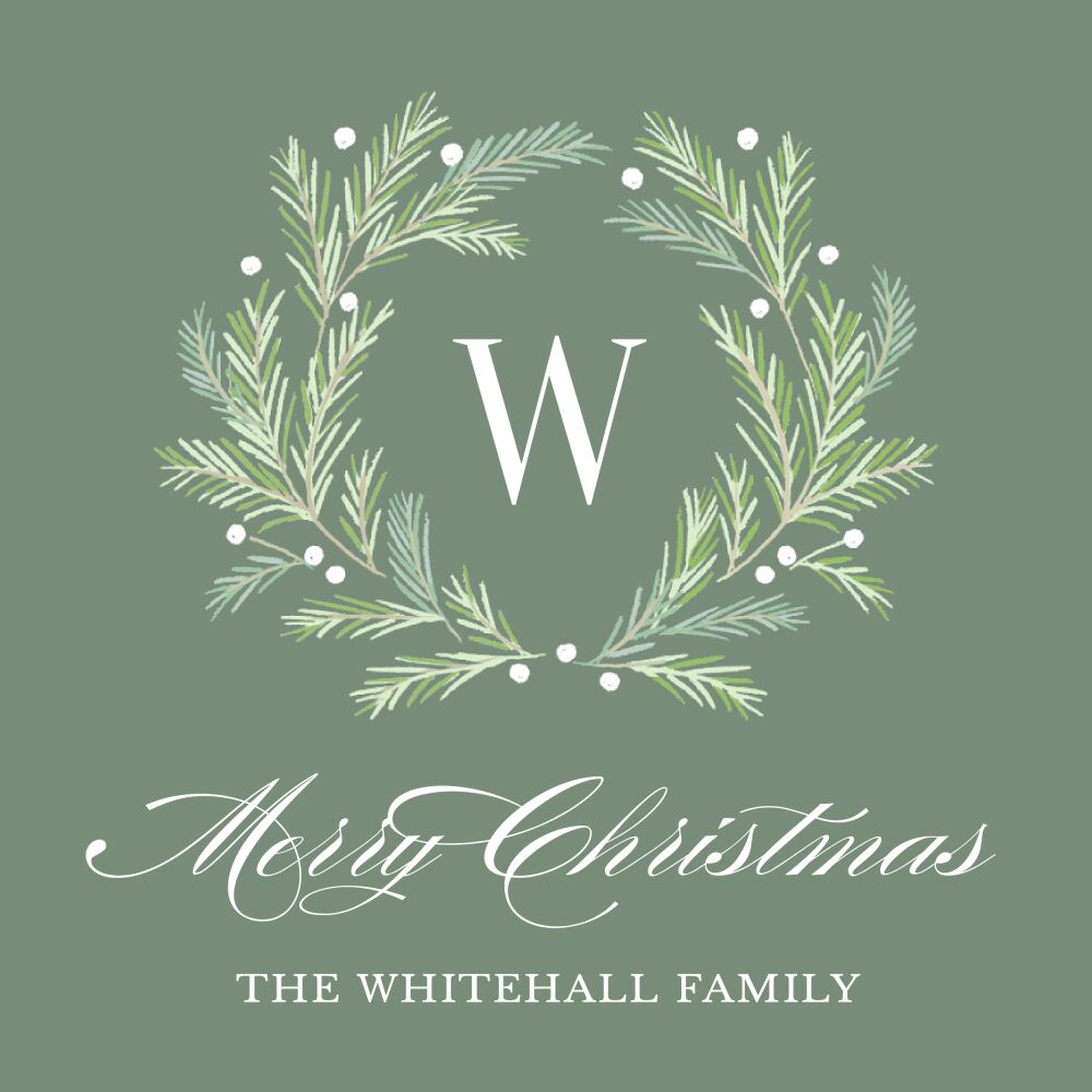 Rosemary Wreath Enclosure Card