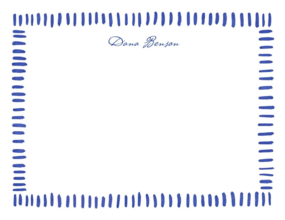 Border Stripes Flat Note