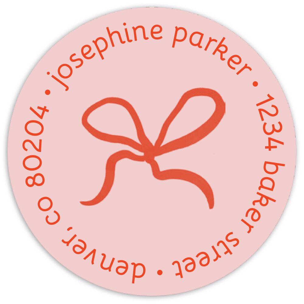 Bowed Up Round Address Sticky