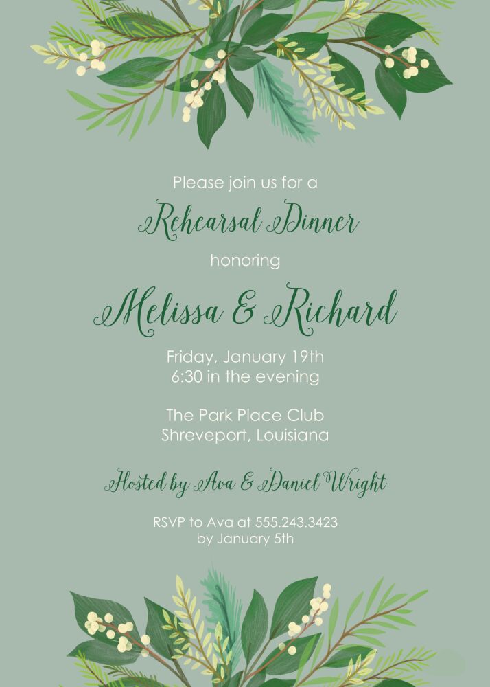 Bountiful Gathering Invitation