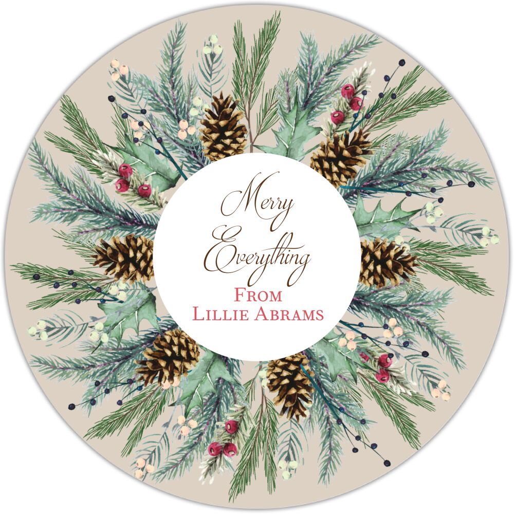 Winter Grove Gift Sticker 