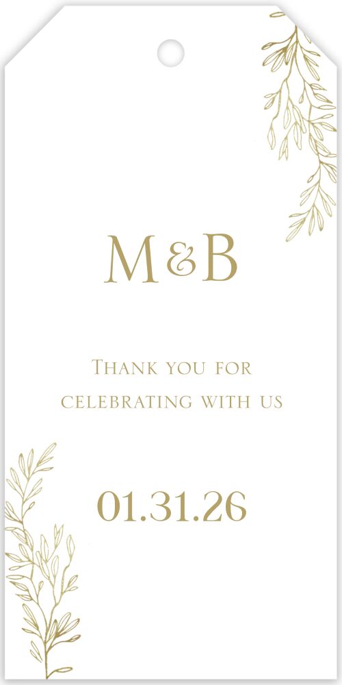 Branches Hanging Gift Tag