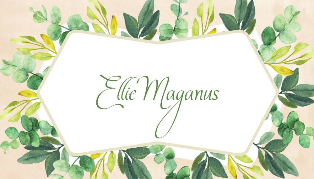 Lush Greenery Enclosure Card