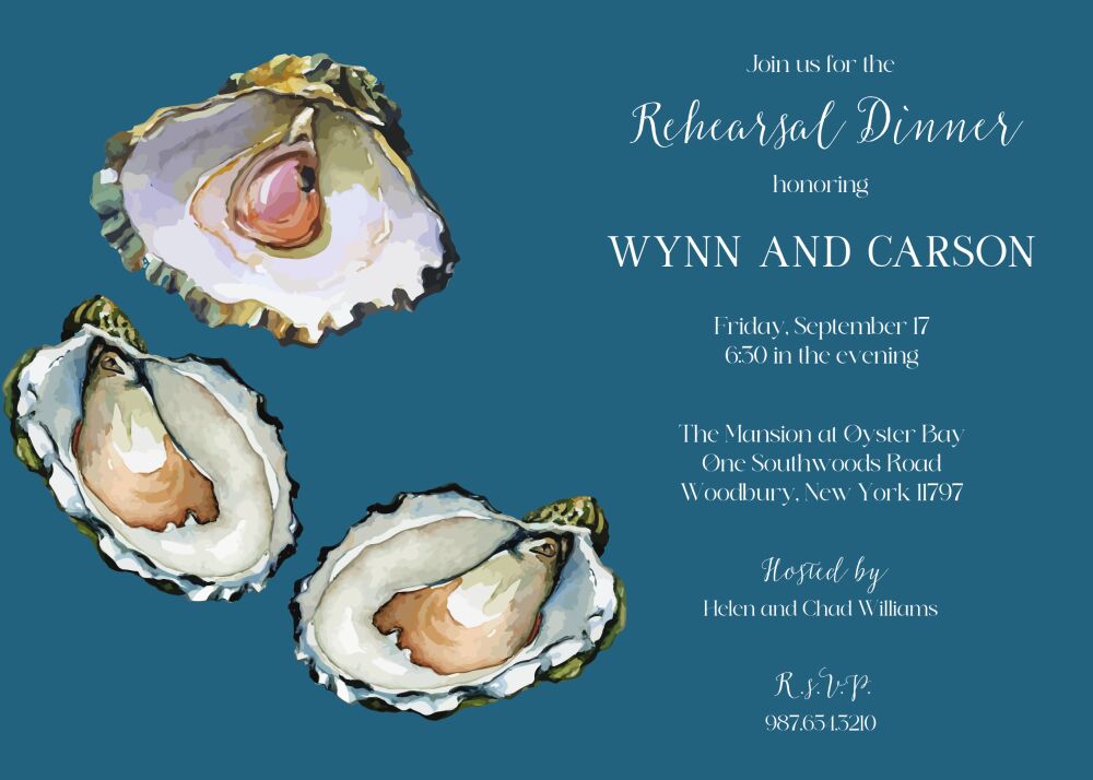 Oysters Invitation