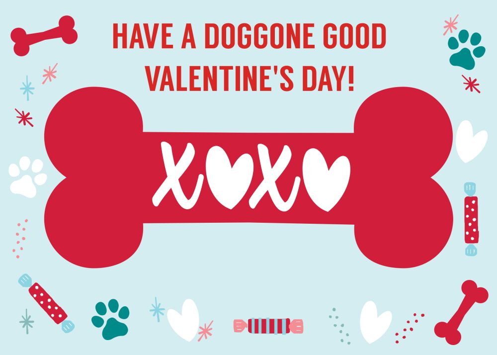 Doggone Valentine Card