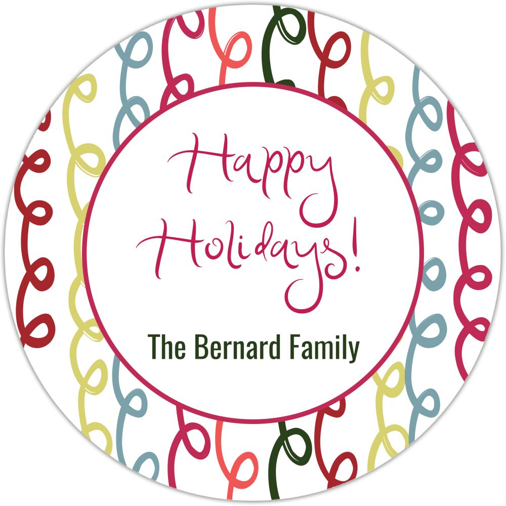 Squiggles Gift Sticker