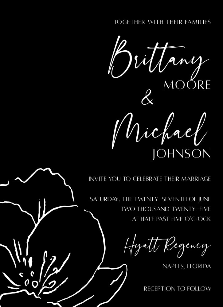 Hibiscus Invitation 