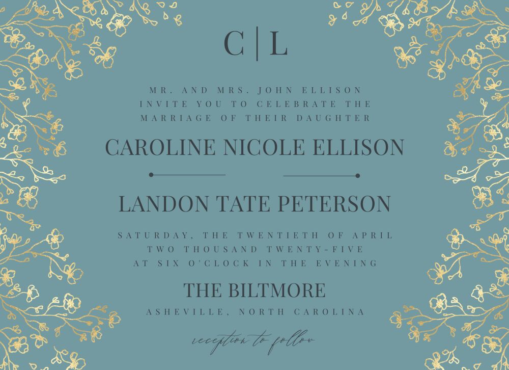 Blossom Invitation