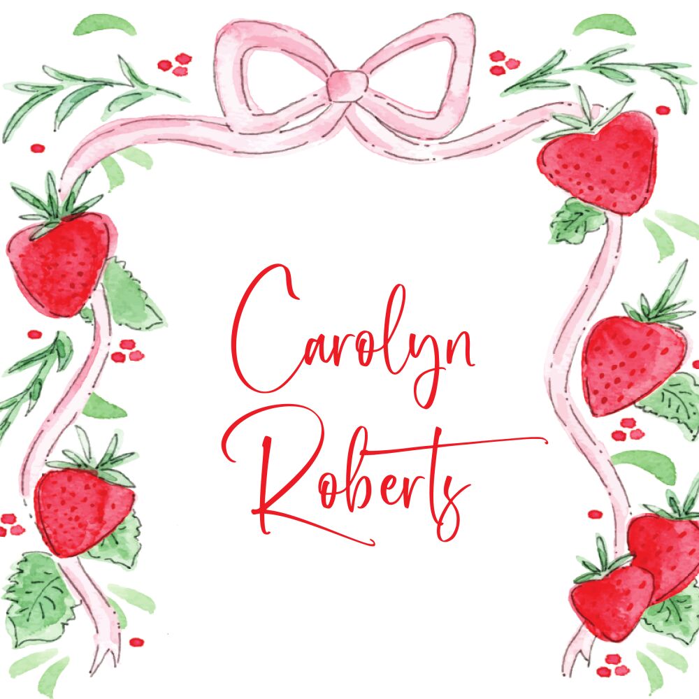 Berry Fun Enclosure Card (Strawberry)